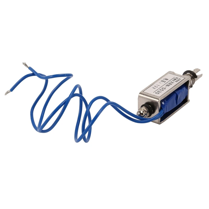 Push Pull Electromagnet Solenoid electric solenoid type push / pull 10 mm DC 12 V 2.1 kg force