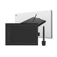 HUION H1060P Graphics Tablet Battery-Free Stylus Digital Tablets 8192 Level Pen Pressure With 12 Express Keys OTG Adapter