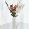 Nordic PP Flower Vase Plastic Vase Unbreakable Vases Home Decor European Imitation Rattan Pot Simplicity Basket Arrangement 4
