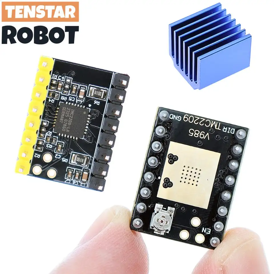 TENSTAR 4pcs TMC2209 Module V2.0 With Heat Sink Stepper Motor Driver 2A 3d Printer Parts 256 Subdivision Silent Printing image 3