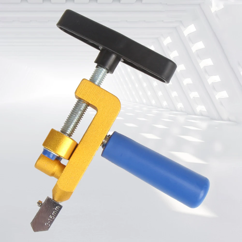 

Набор для резки стекла 2 в 1, ручной алмазный резак для плитки, слайсер, ролик, высокопрочный инструмент для открывания керамической плитки, строительные инструменты