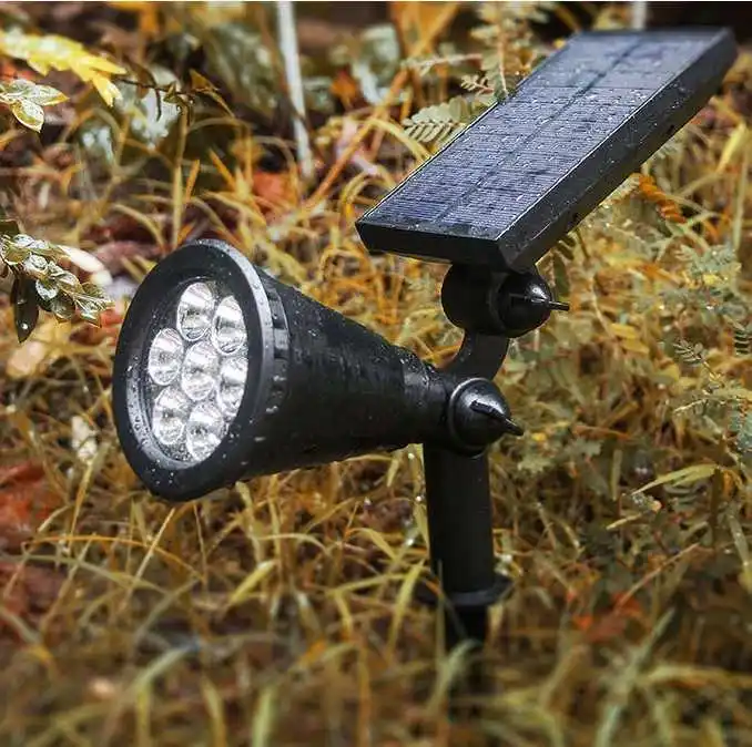 Description Picture 6 of item4/7/18LED Solar Stake Light High Brightnes Garden Ground Waterproof Light LED Spotlight for Easter Holiday Pathway Street Garden