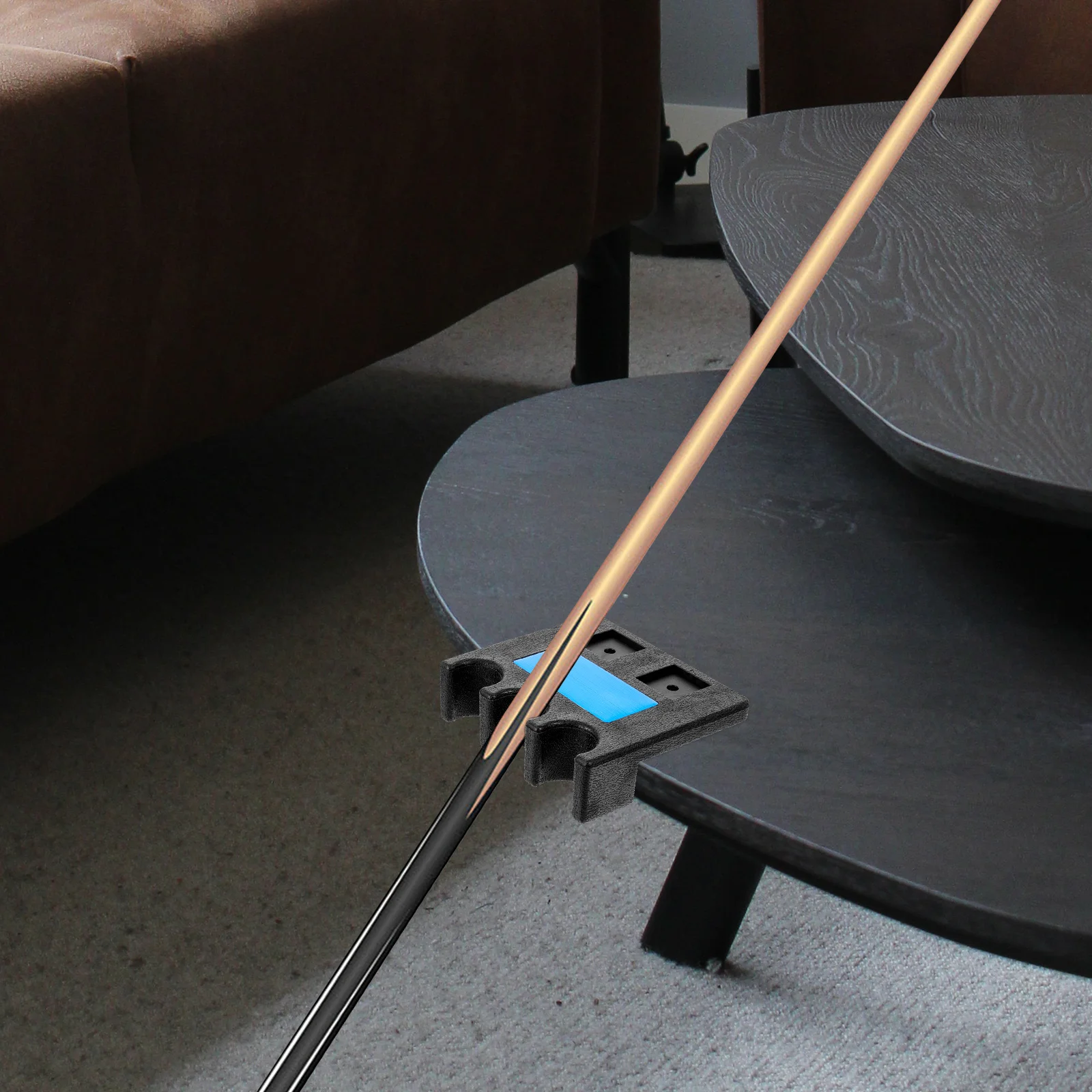 

Weighted Billiard Pole Rack Billiard Pole Rack Billiard Cue Rack Self-Adhesive Type Mount Cue Holder Billiards &Pool