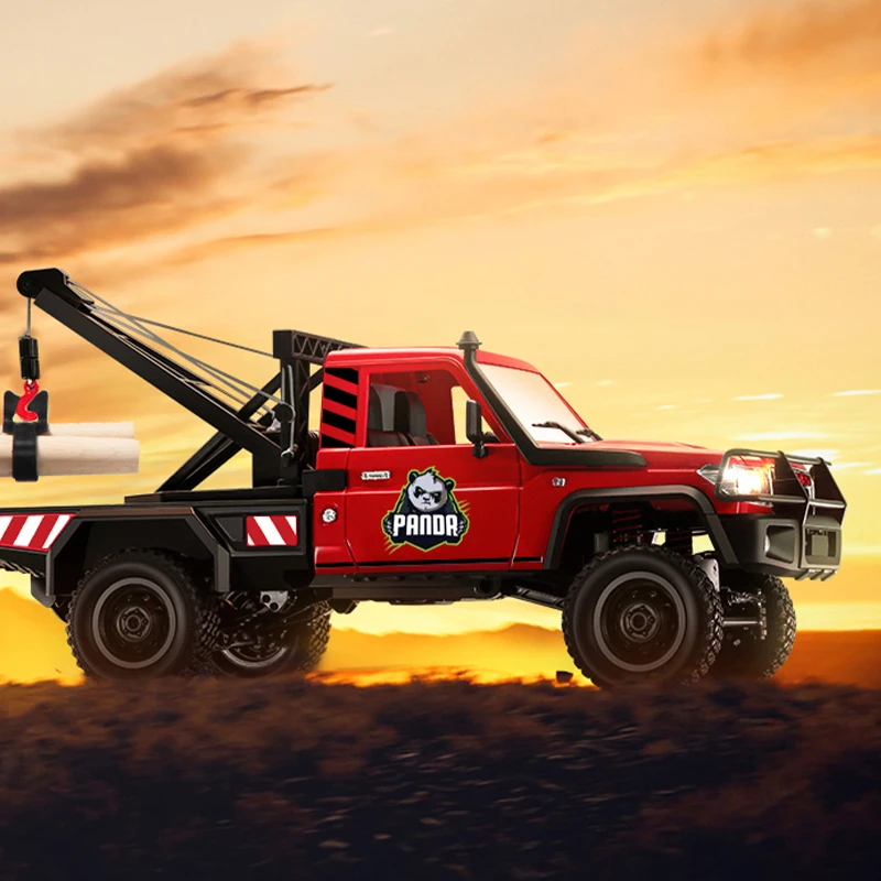 Nylon Metal 1:12 Scale RC Off Road Truck Toy with Controllable Headlights