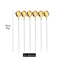 6Pcs White Gold