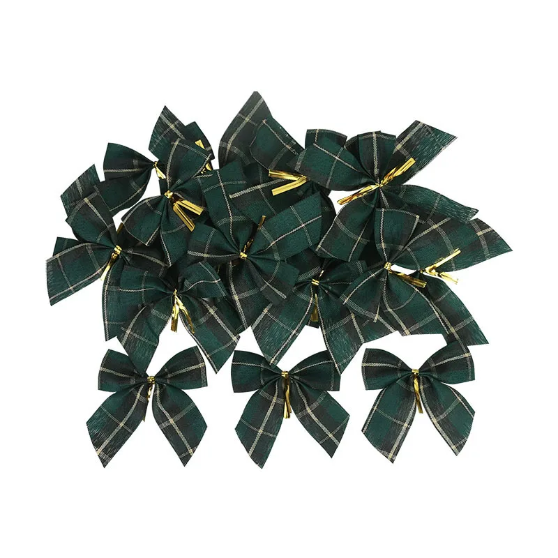 thumbnail image 1 of 10/20 piezas de lazos navideños para árbol de Navidad, adornos colgantes para el hogar, guirnalda de bricolaje, lazo, Navidad 2024, papel de regalo de Año Nuevo, 1 of 5