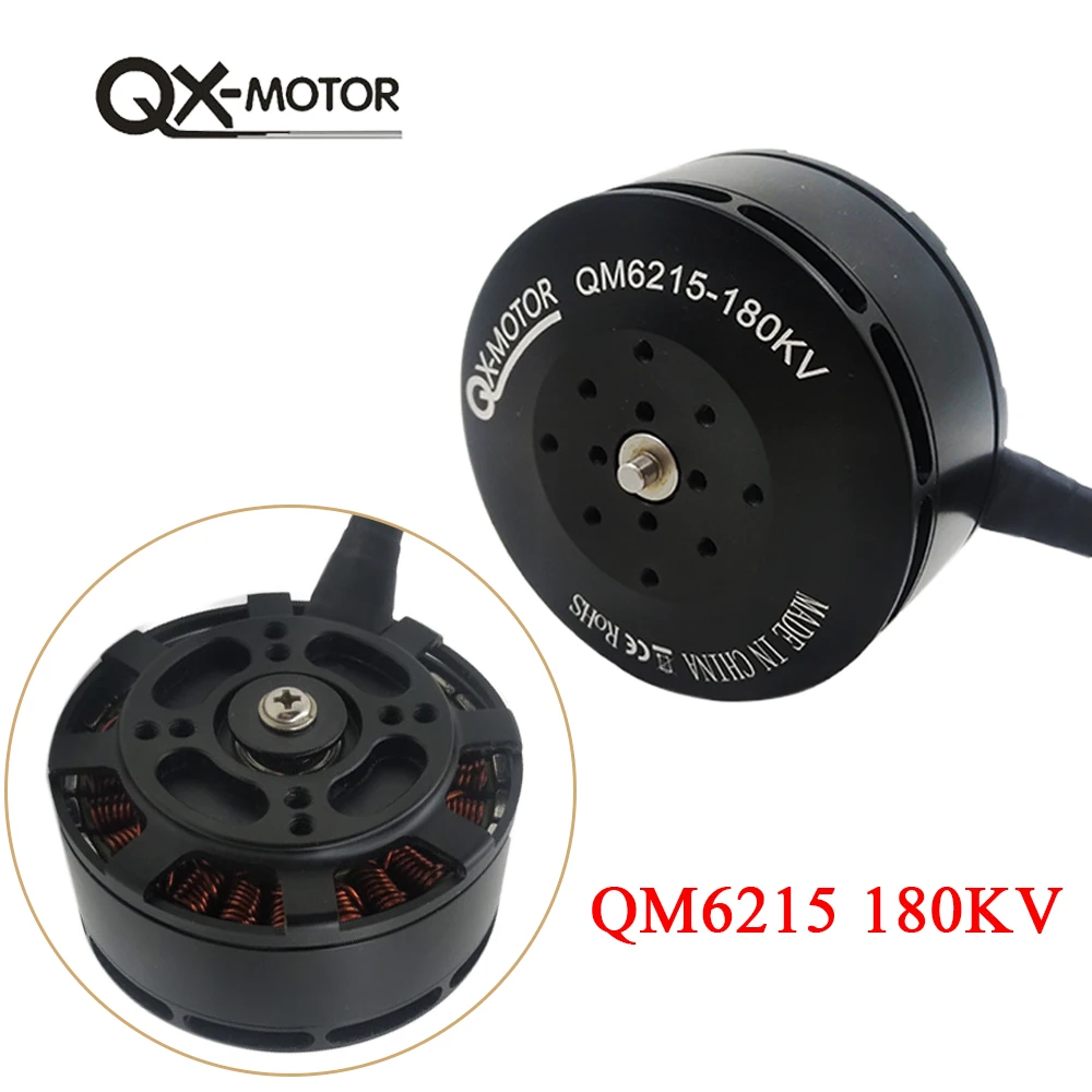 

QX-MOTOR QM 6215 180KV 12s brushless motor 2255 /2388 propeller CCW / CW Prop drone agricultural power system