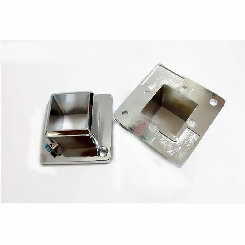 4 unidades flange quadrada assento 2525mm tubo 04