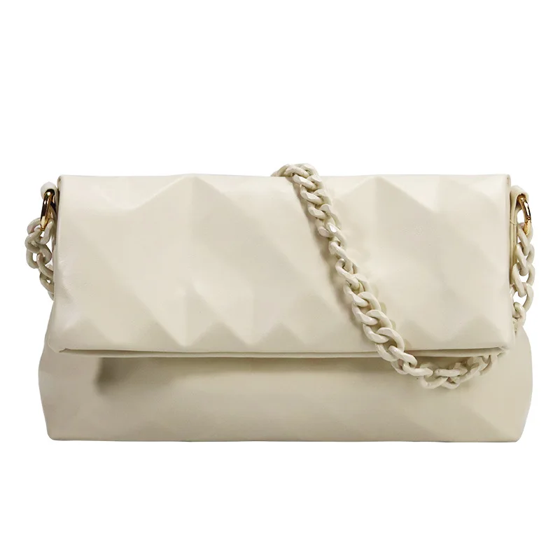 Female Bag Crossbody Chain Fashion Summer White Designer Shopper Shoulder  Bags