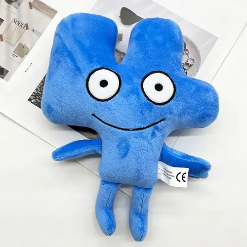 Bfdi Plushie Battle for Dream Island Plush Toy Four Ten Fourteen Stuffed Animal Leafy Firey Coiny Bubble Cake Lollipop Kids Gift - Image 4