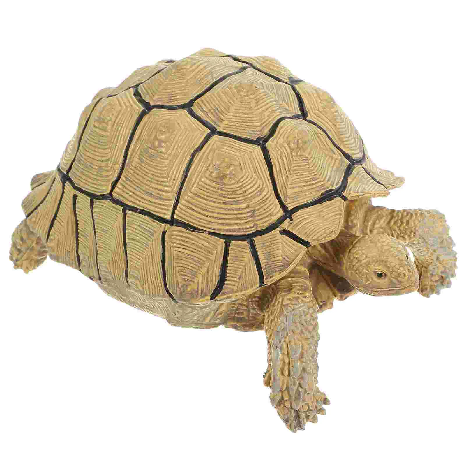 

Simulated Tortoise Toy Models Simulation Turtle Figure Figurine Decor Decoration Plastic Animal Child Figurines