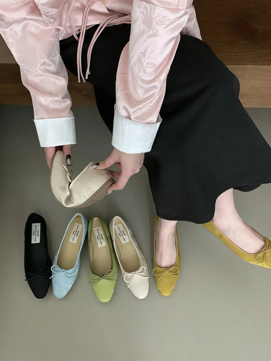 

Shallow Female Shoes Low Slippers Soft 2024 Comfort Summer Rome Fabric PU Rubber Hoof Heels Slippers Women Summer Shoes Low Pant
