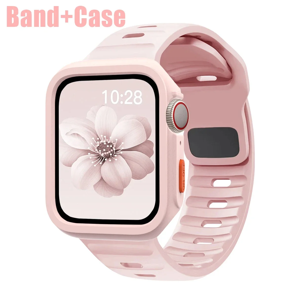Candy Silicone Case and Strap for Apple Watch - Vibrant Rubber Band Accessory