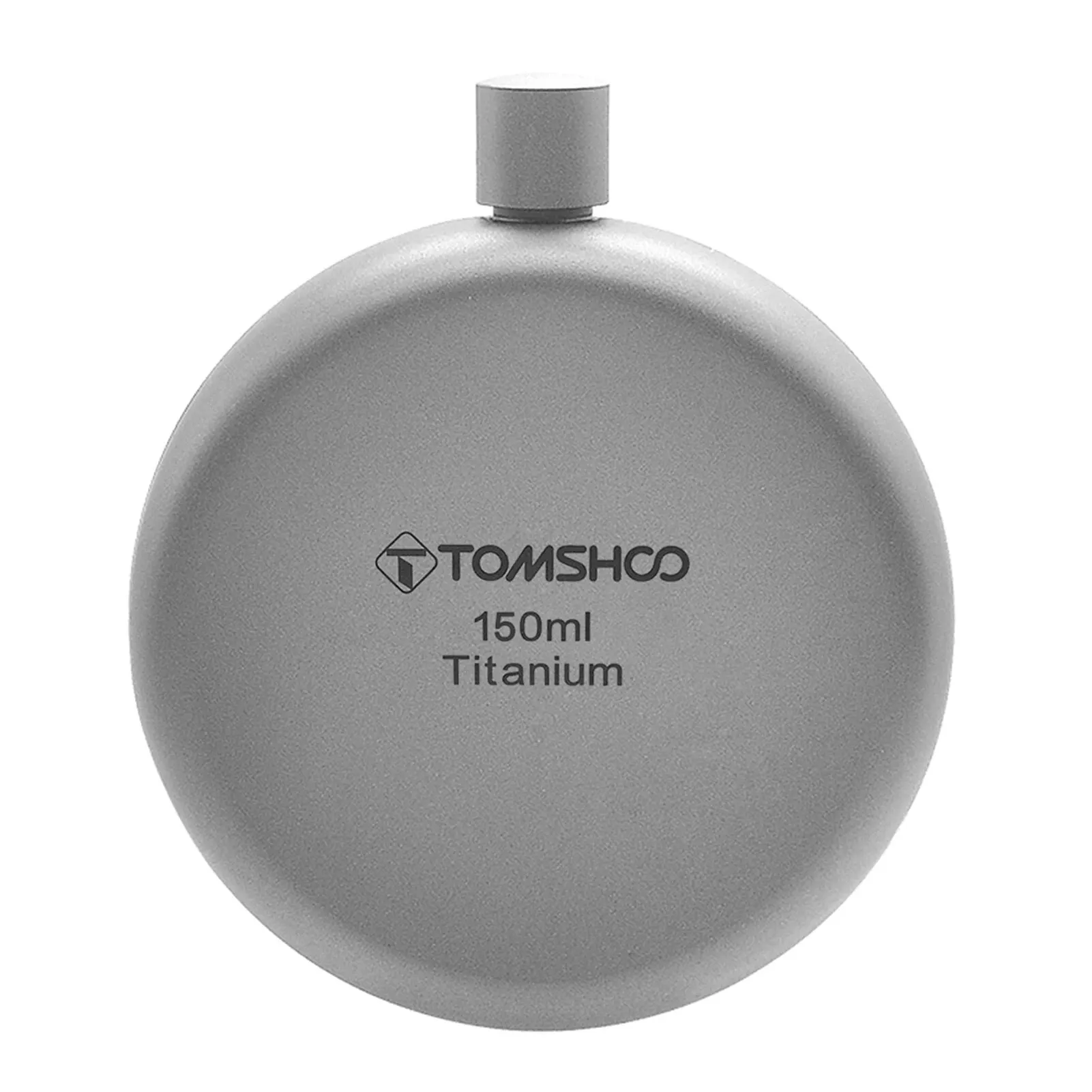 Tomshoo 150ml/180ml Titanium With Funnel Alcohol Whisky Wine Flask For Outdoor Camping Hiking Backpacking Travel Picnic_voghion.com