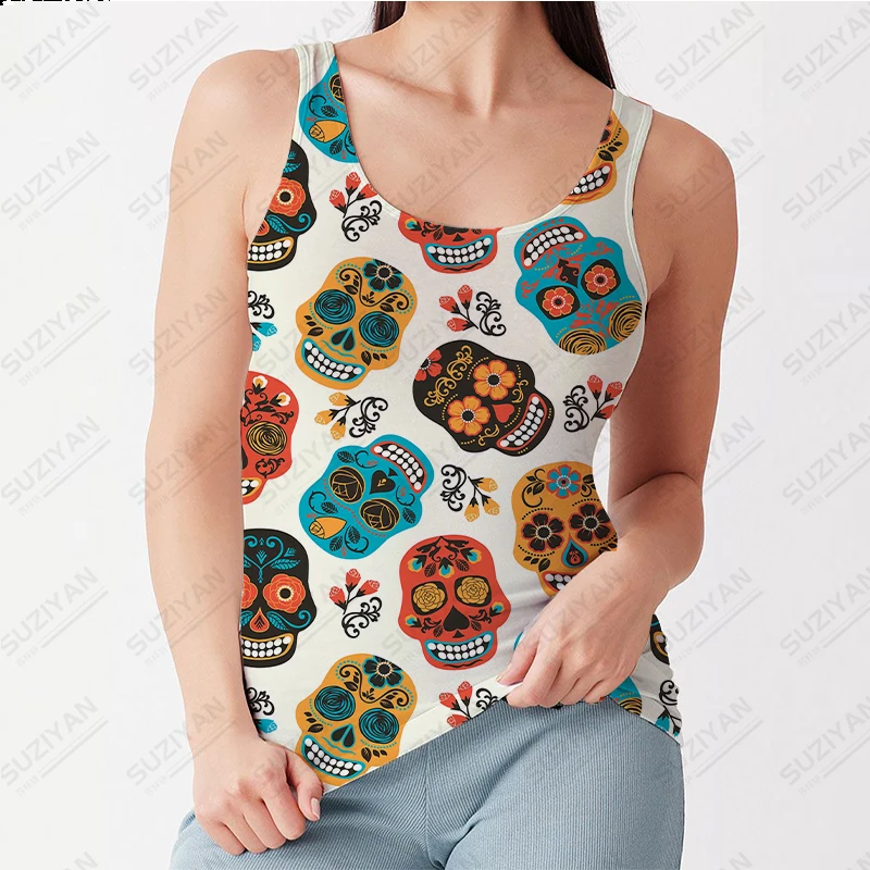 

New Fashion Women's Sleeveless Tank Top Sexy Casual Tight Top Hot Selling 2023 Summer Breathable and Comfortable Women's Top