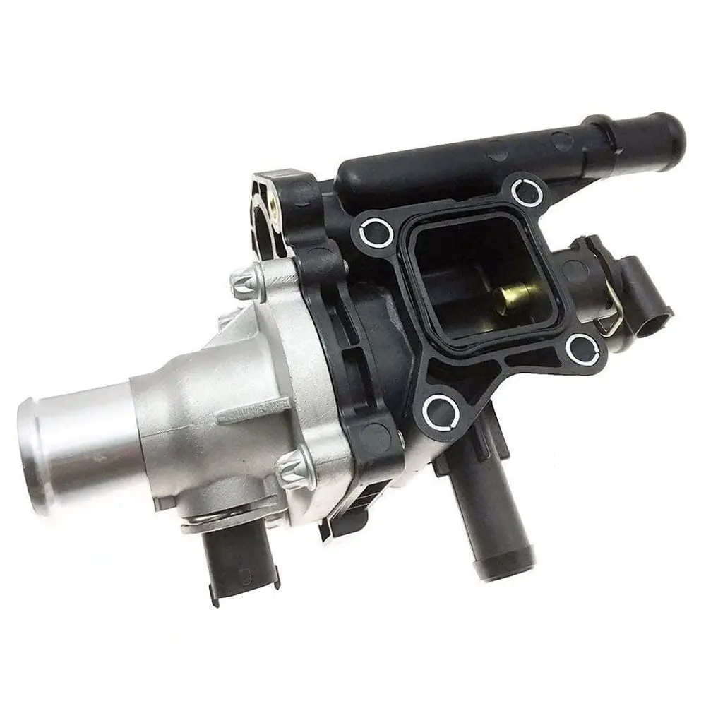 Engine Coolant Thermostat Housing with Sensor Gasket for 2011-Chevrolet Cruze 2012-Chevrolet Sonic 2013-25192228
