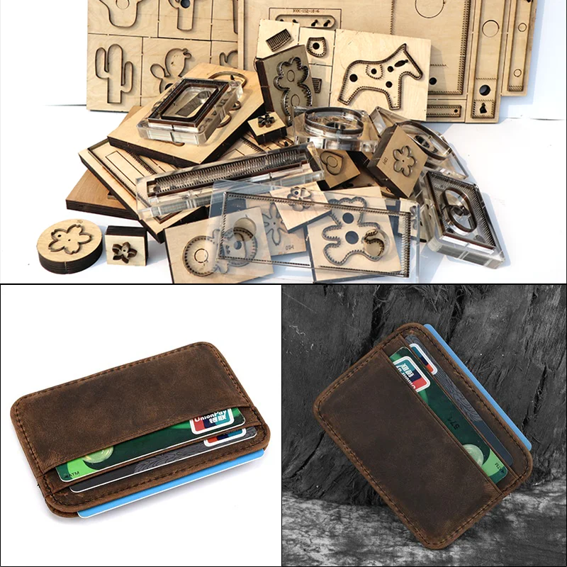 

Японский стальной нож, многофункциональный держатель для карт и кошелька, ручной инструмент для работы с кожей