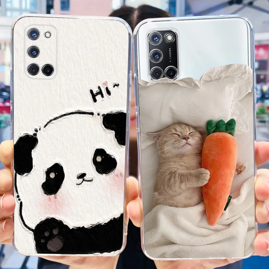 Cute Fashion Painted Clear Silicone Phone Case - Soft Protective Cover