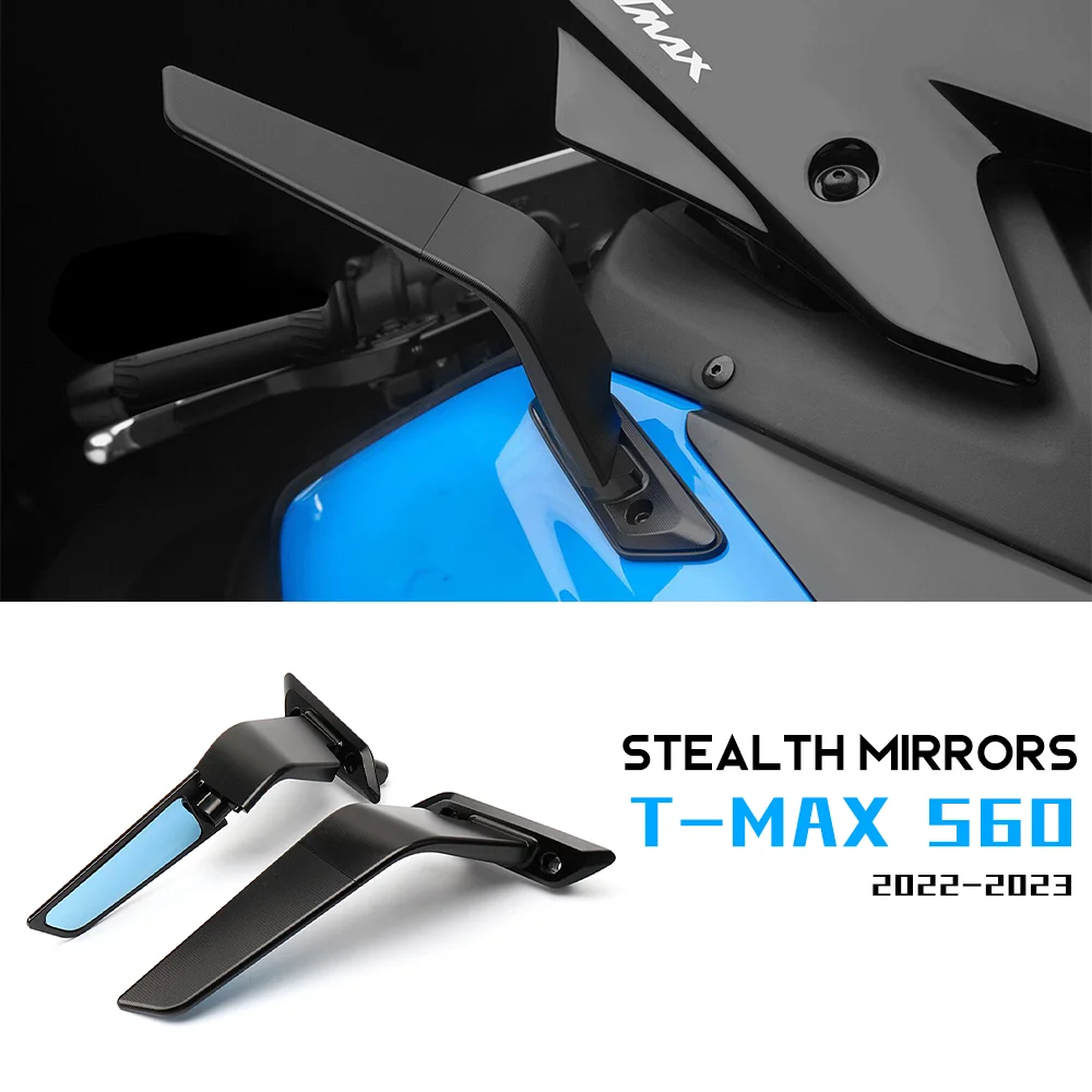 

for Yamaha TMAX560 Accessories Stealth Mirrors TMAX 560 Motorcycle Adjustable Winglet T-MAX 560 T-MAX560 TMAX Parts 2022 2023