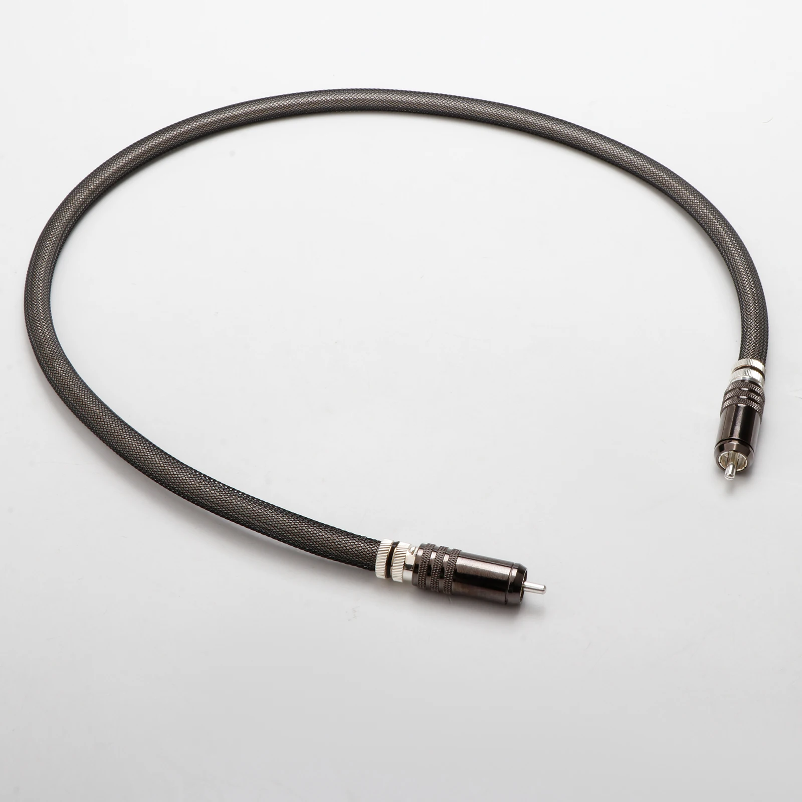 Hochwertiges, massives PSS-RCA-Kabel aus reinem Silber, audiophiler Signalkabel mit versilbertem RCA-Stecker für Leistungsverstärker – Detail 4