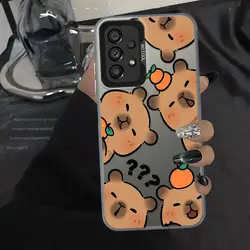 Adorable Capybara Phone Case - Protective and Stylish Cover - Galaxy A21s (Mix01)