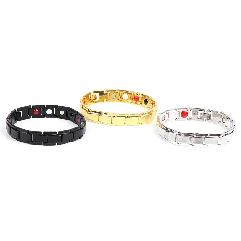 Men's Bracelets Energy Magnetic Tourmaline Bracelet Health Care Jewelry For Women Bracelets Bangle Slimming Product