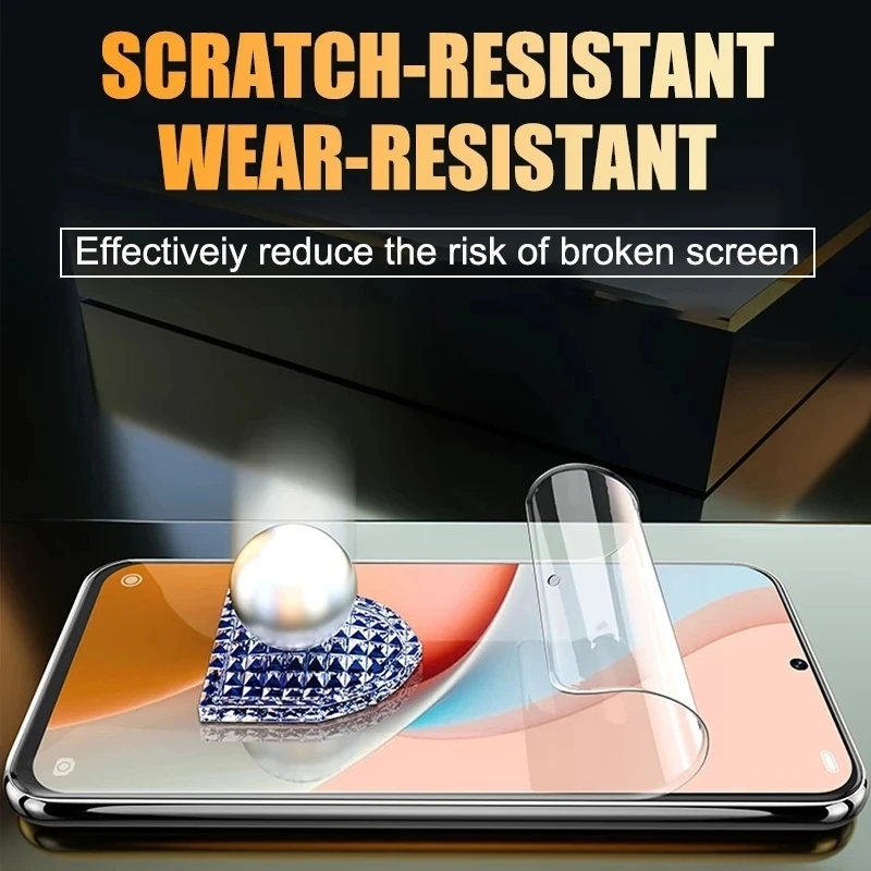 3-Pack Hydrogel Soft Full Coverage Screen Protector Films