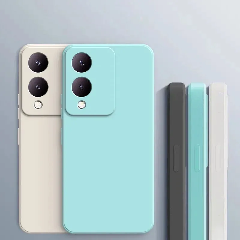 Ultra Thin Matte Solid Color Silicone Phone Case - Soft TPU Back Cover