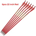 6pcs 22inch Red
