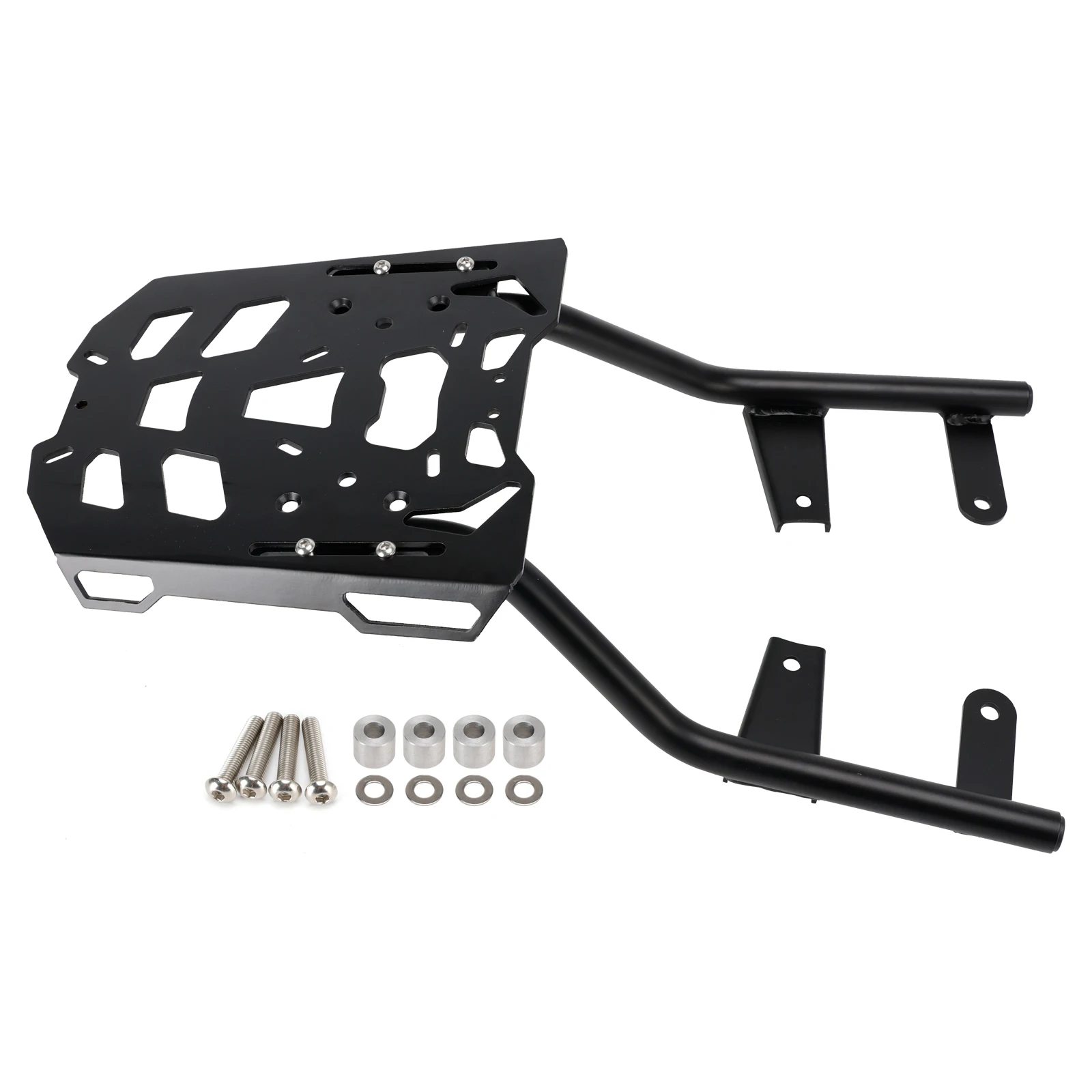 Topteng BLACK SOFT LUGGAGE REAR RACK BLACK FOR YAMAHA XSR900 2022 2023 ...