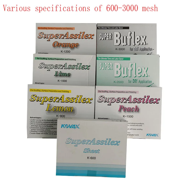KOVAX-line self-adhesive paper, surface paint, pulsed, float, grille 2000, fine arena 3000 for car paint 3