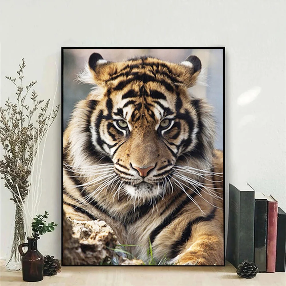 Diamond Embroidery 5D DIY Diamond Painting Tiger Full Square/Round Drill Mosaic Painting Cross Stitch Decoration HUACAN diamond painting diamond painting accessories