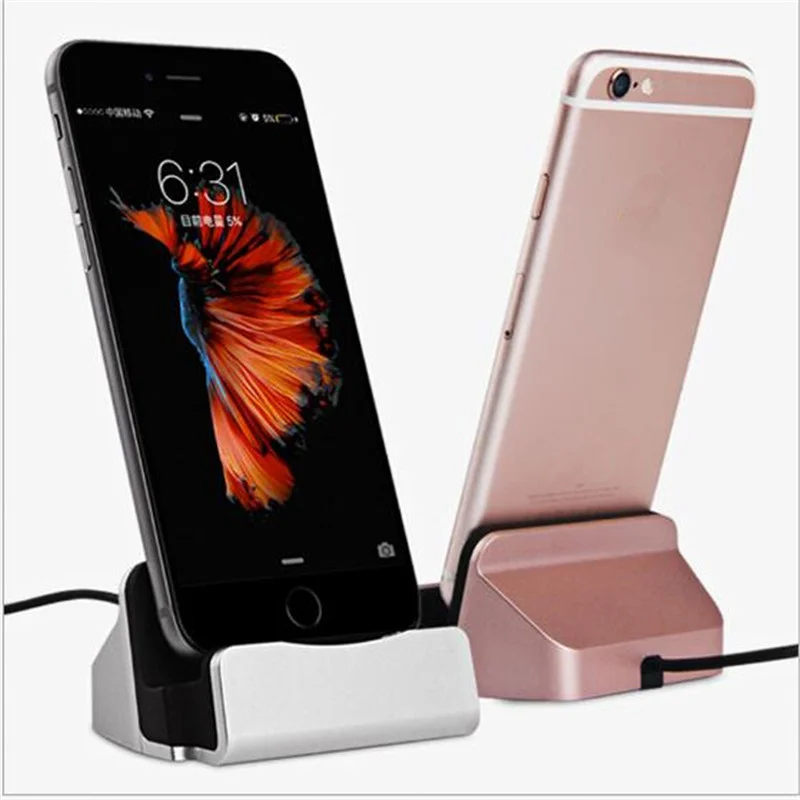 

Зарядка с подставкой USB-Lightning/Type-C/Micro-USB, цвет в ассортименте.