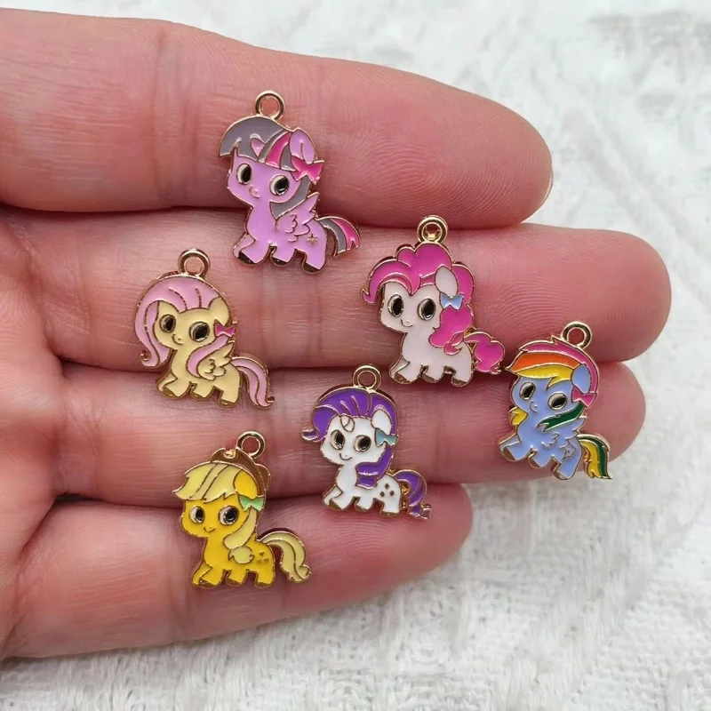 

10 шт./партия, эмалированные Подвески в виде радуги