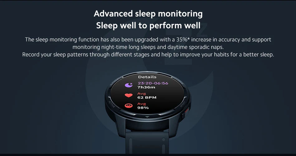 Xiaomi Watch S1 Active Version globale Montre intelligente GPS Blood Oxygen 1.43" AMOLED Display Bluetooth 5.2 Appels téléphoniques Mi SmartWatch
