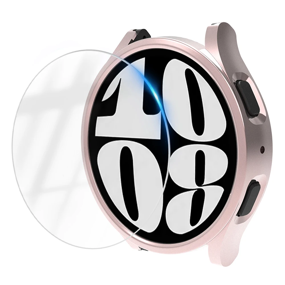 Waterproof Glass Case with Hollow Bumper and Screen Protector