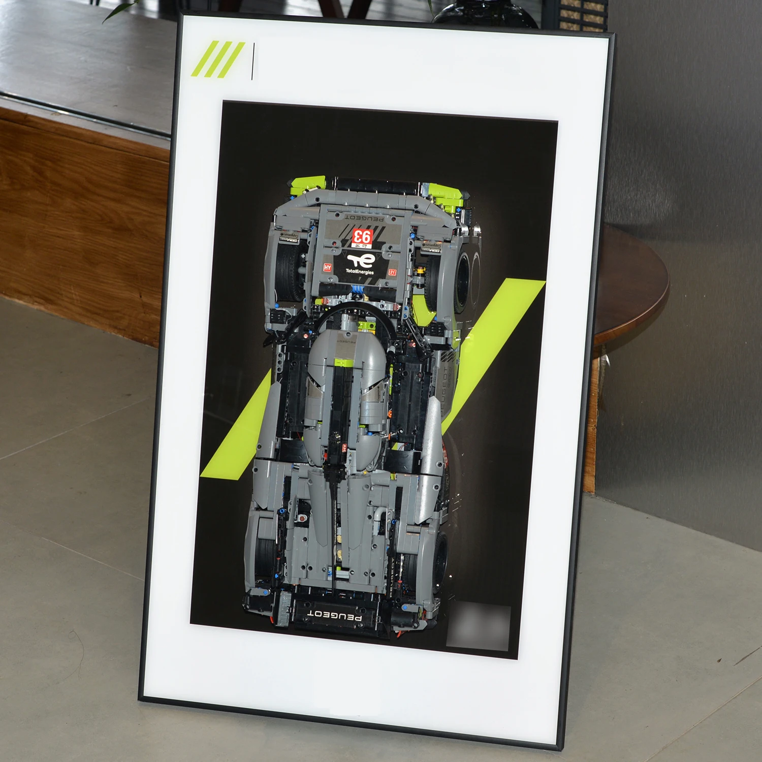 wall mount display for LEGO Technic Porsche 911 RSR-Display Wall only, no model included (42096 wall display) 6