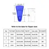 Swim Fins Adult 1 Pair Travel Fins Snorkeling Anti-Slip Fins Snorkeling Silicone Swimming Training Fins For Women Men Training 6