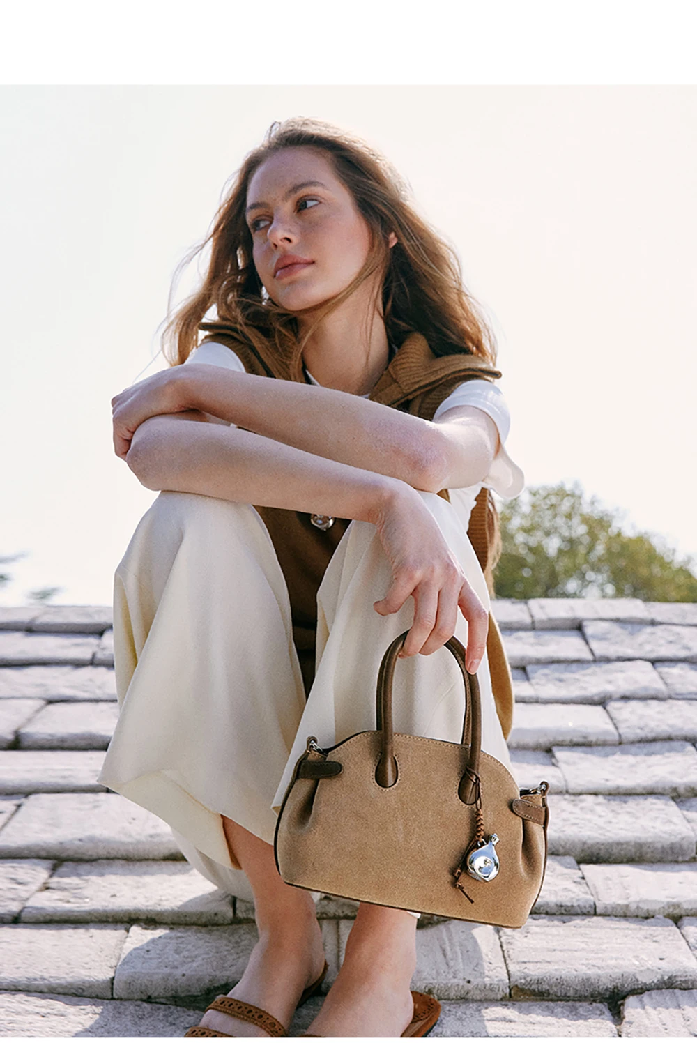 Split leather texture