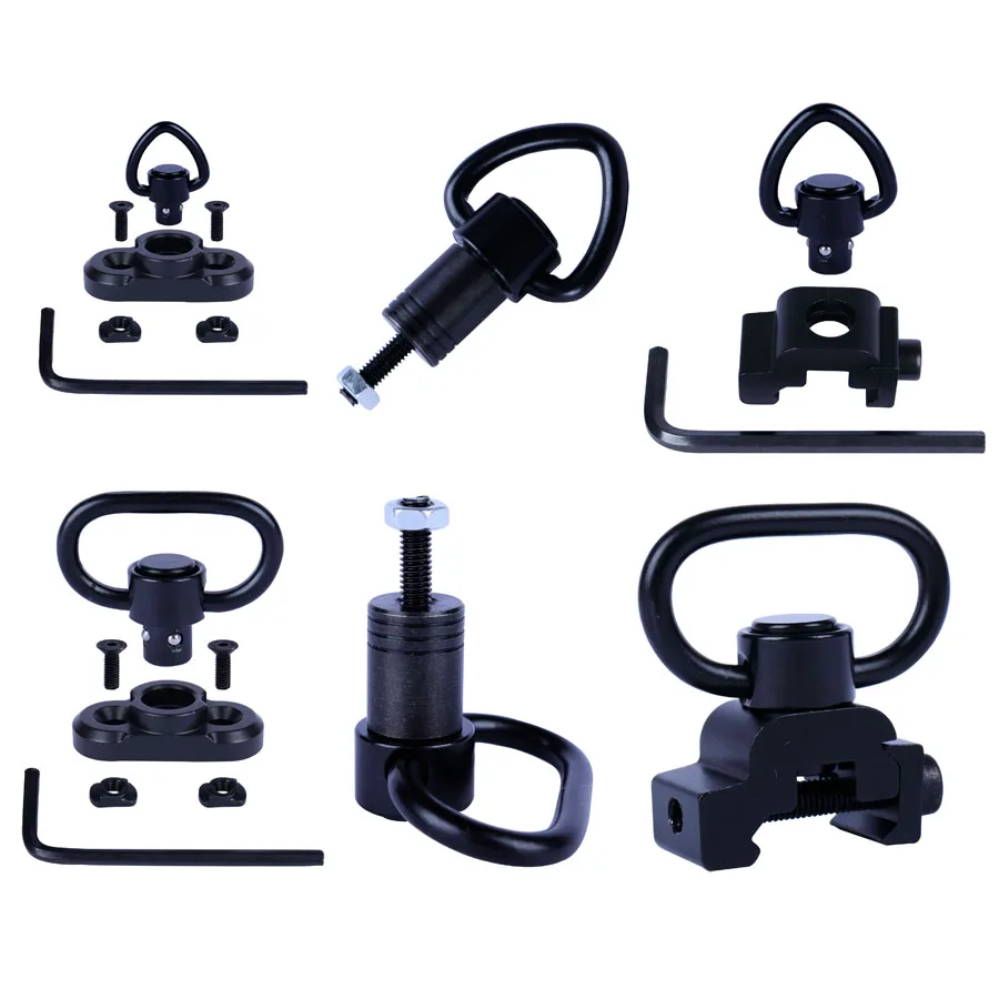 Connector Adapter 2PCS Push Button Quick Detach Sling Swivel