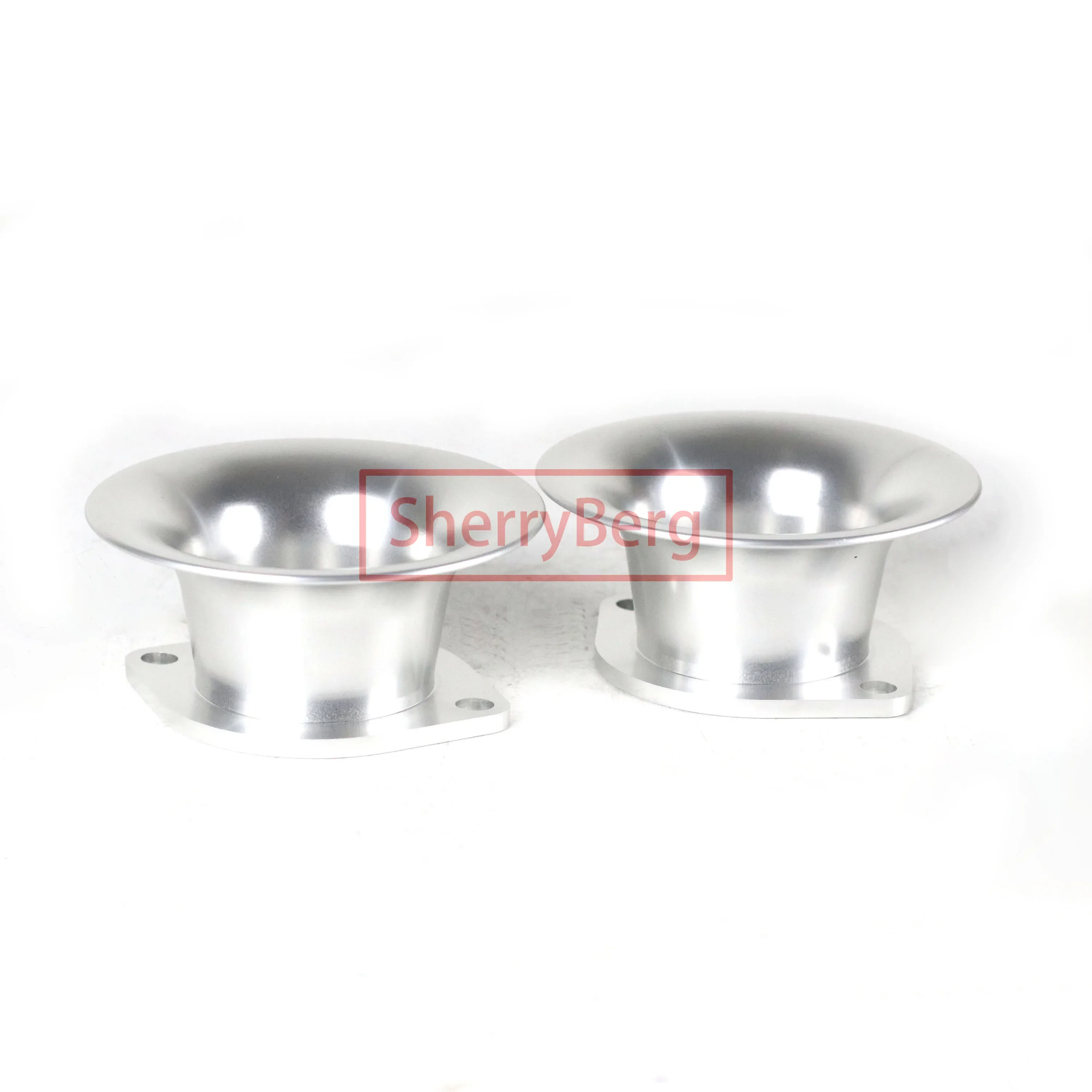 SherryBerg Pair 42MM Dia. DCOE IDF IDA Throttle Body Carb Carburetor Air Horns Stacks for Weber/EMPI/FAJS/Dellorto/Solex/EMP