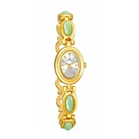 UTHAI Women's Watch Ladies Bracelet Luxury Brand Waterproof Retro Natural Dongling Stone Hotan Jade Advanced Chain Watches Gift - Image 5