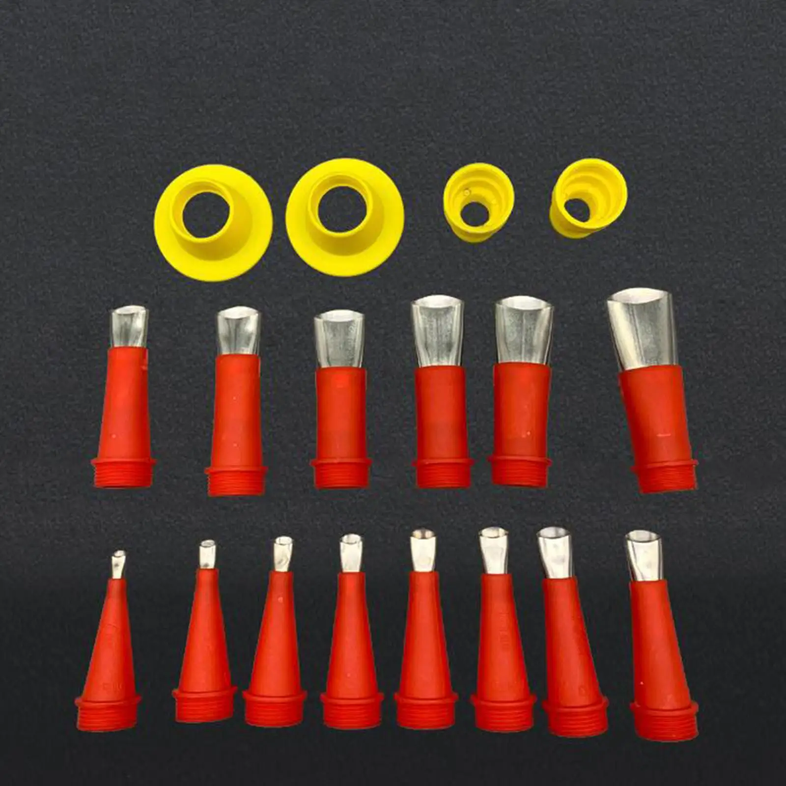 Caulking gun nozzles caulking gun caulking nozzle 18PCS Caulking Gun Set Stainless Steel Caulk Nozzle Glue Applicator Tool Silicone Sealant Finishing Tool Construction
