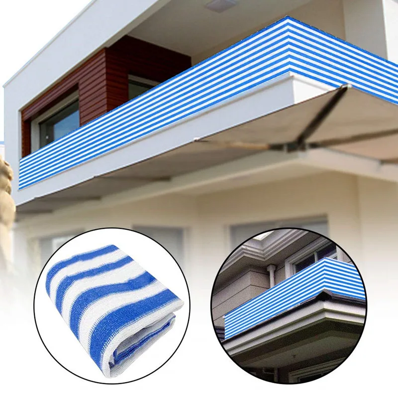 Balcony Privacy Cover Mesh For Home Yard Shade Patio Cover