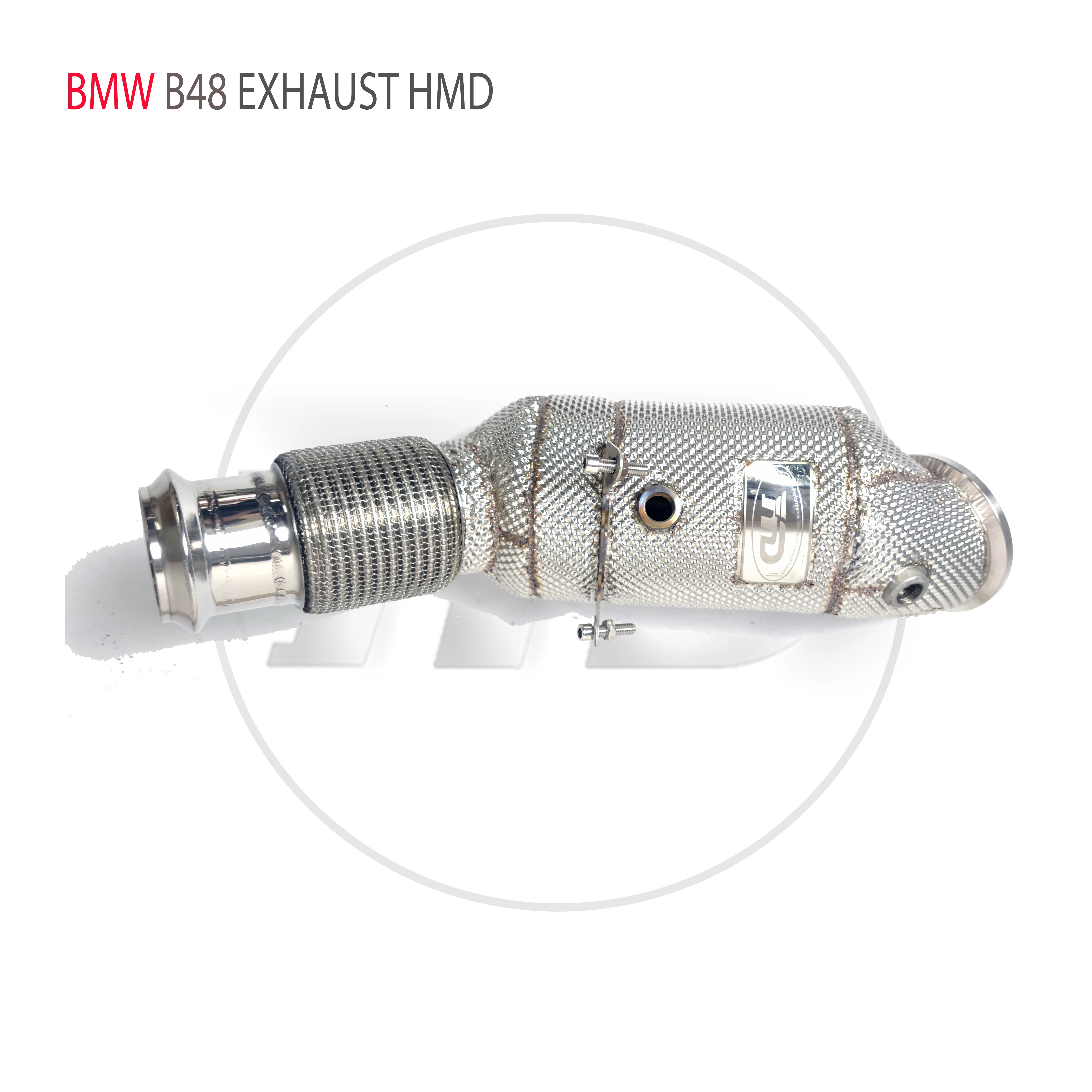 

HMD Exhaust System High Flow Performance Downpipe for BMW GT630i G32 B48 Engine 2.0T Car Accessories Without Cat Pipe