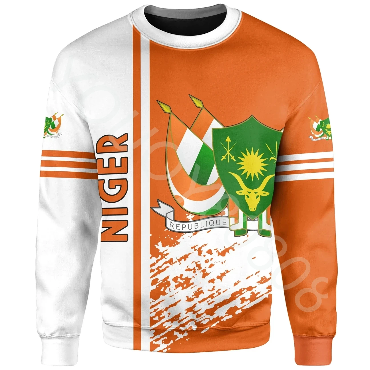 

Men's Sweater 3D Print African Clothing Niger Quarter Style Sweater Style Retro Harajuku Casual Sportswear Sweater