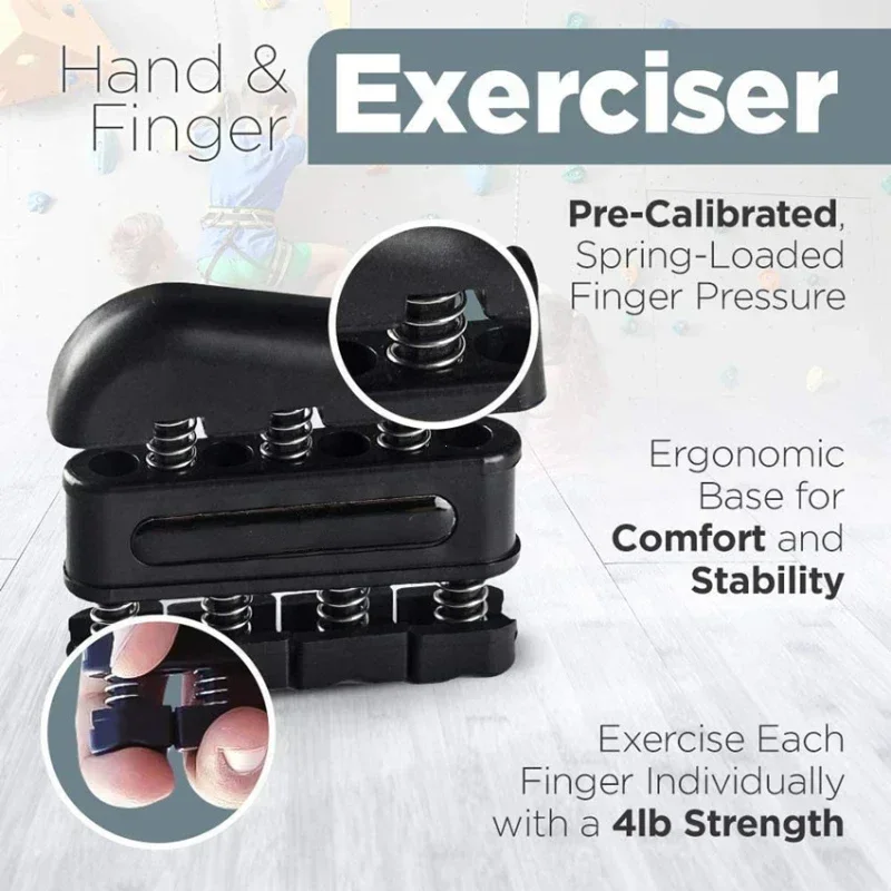 Finger Exerciser Strengthener Hand Grip Workout Equipment for Forearm and Hand for Musician Rock Climbing finger trainer
