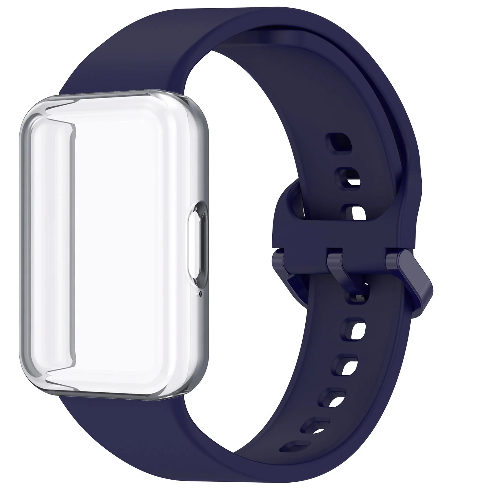Silicone Strap and Protective Case Kit for Fitness Band Accessories