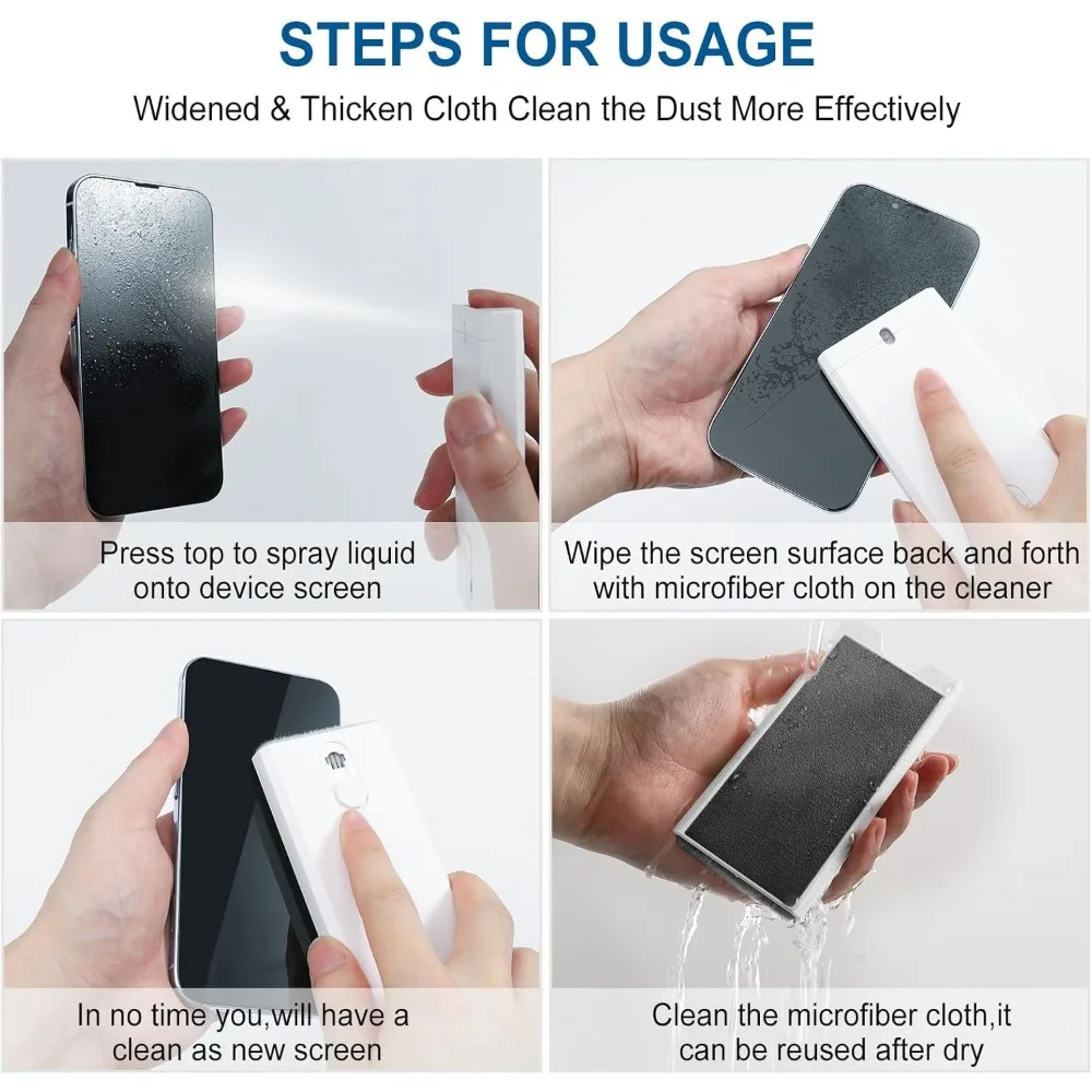 Screen and Keyboard Cleaning Kit for Touchscreens, Laptops, Tablets, and Smartphones