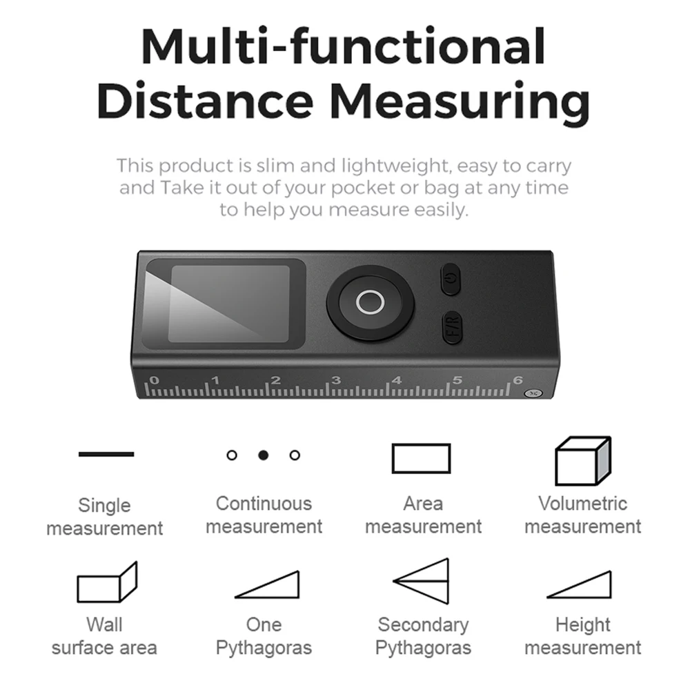 Laser Rangefinder Digital Tape Measure Laser Tape Measure 30M